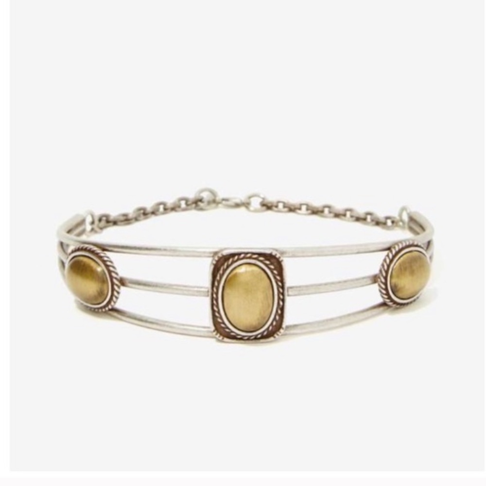 Vanessa Mooney x FP Brass & Silver Chunky Choker